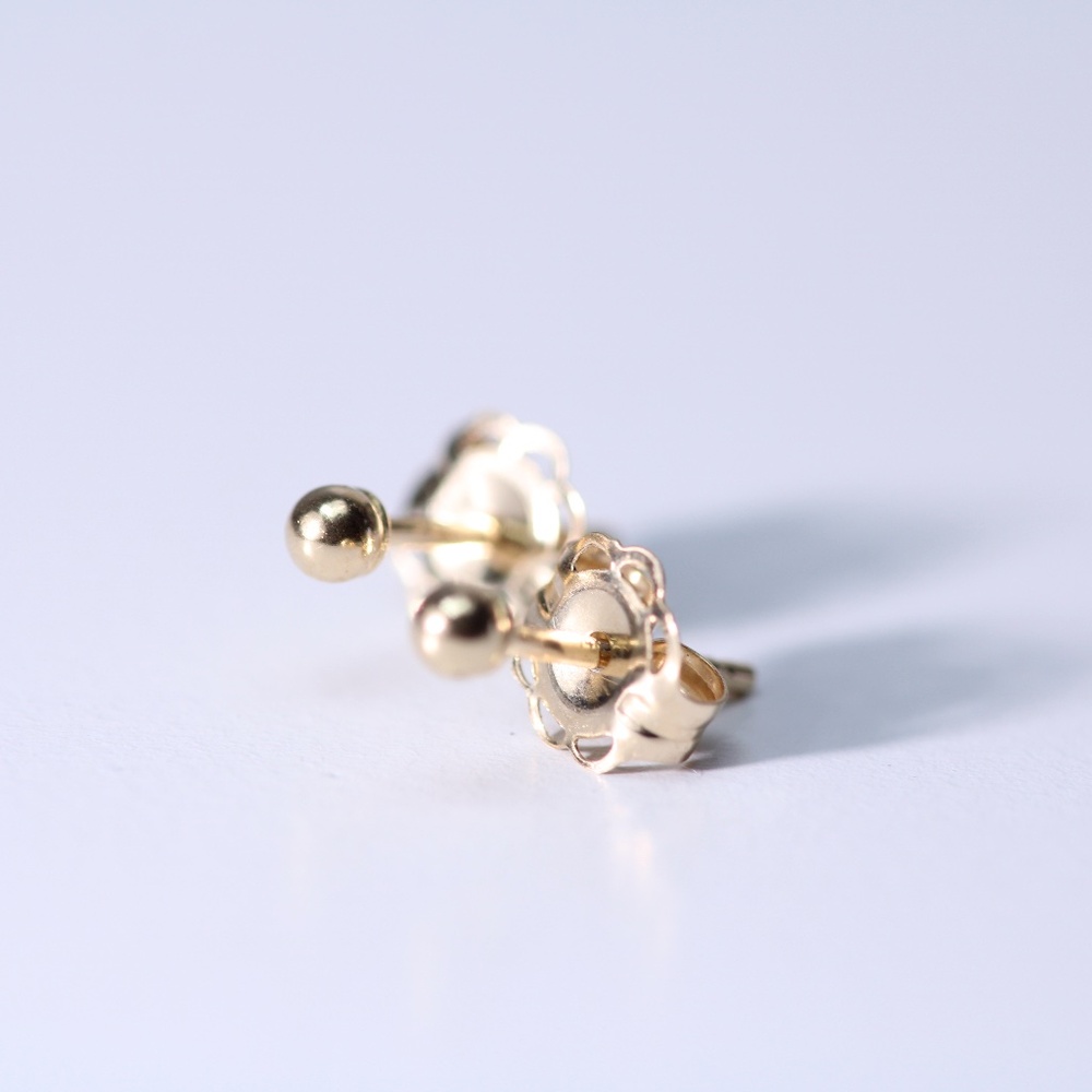 14kt Gold Earrings and 10kt Gold Closures -Please Read Description New